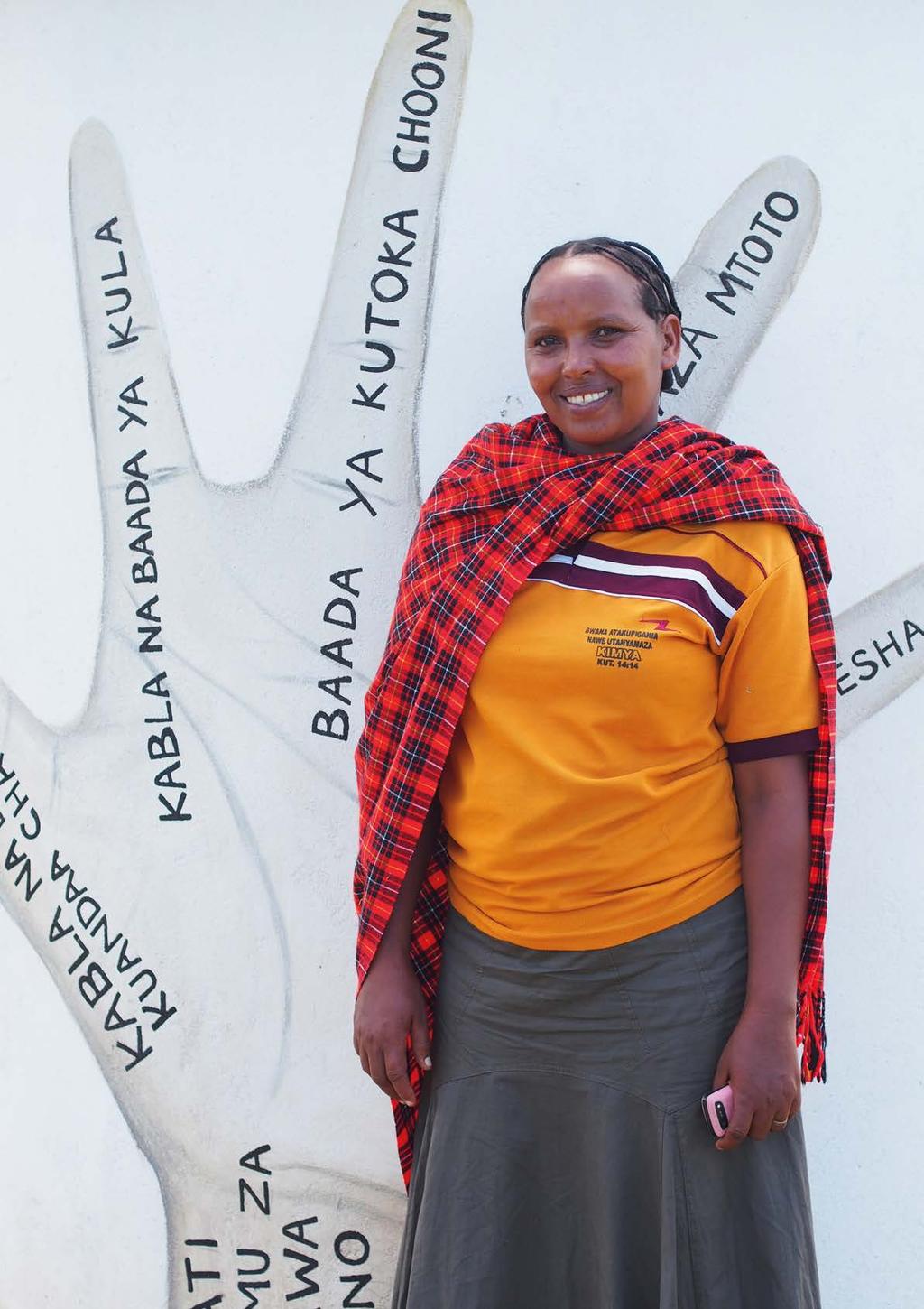 Ruth Francisco, 35, is a health promoter and treasurer of Kamau Group, a group of health promoters and