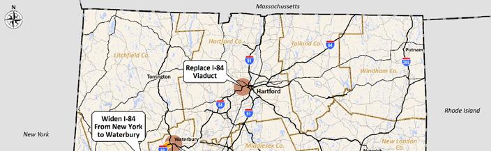 Three Major Highway Corridors Hartford Viaduct & Waterbury Mixmaster not included I-84 West I-95 East I-95 West 5 Three