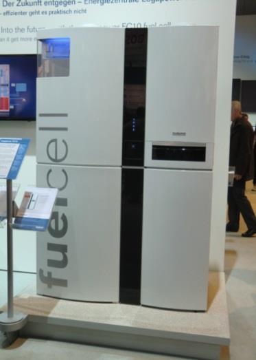 Trend in overseas deployment in Japanese manufacturers 1 Panasonic: residential fuel cell system jointly-developed with Viessmann was released in Europe from April 2014.