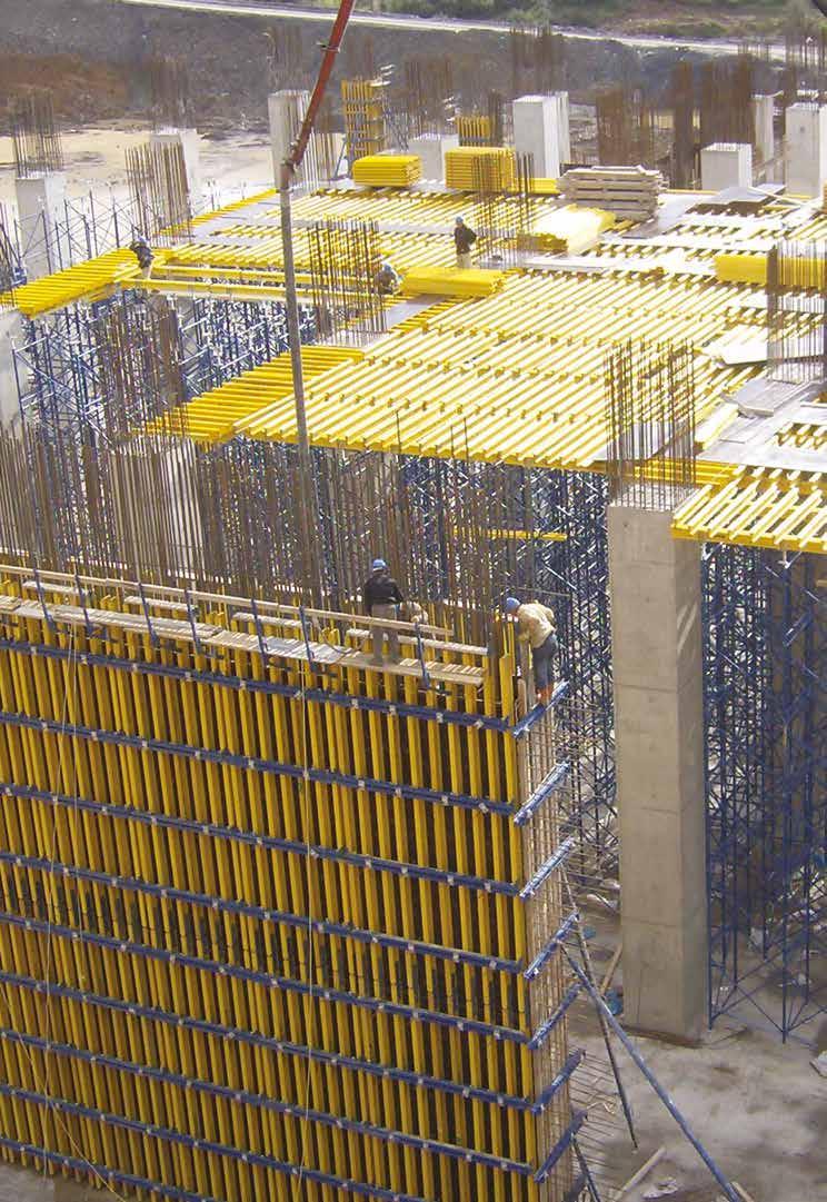 PHILOSOPHY The Pfeifer-Group is developing a new generation of timber formwork beams.