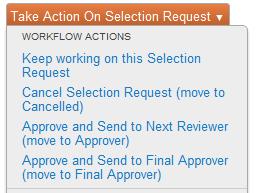Locate the posting and click the Actions menu and choose view applicants 4. Click the Actions menu and select View Application 5. Click on the applicants name 6.