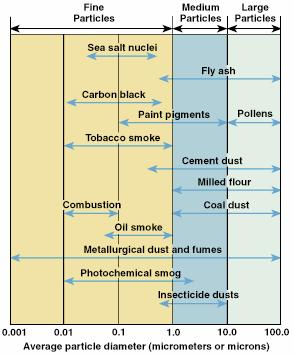 Air Pollution In addition to gaseous pollutants, suspended particulate matter, consisting of particles of solid