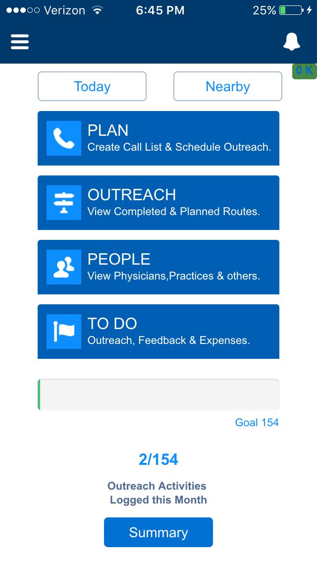 Focus On Opportunities Plan, Schedule and Document Outreach Activities from mobile device.