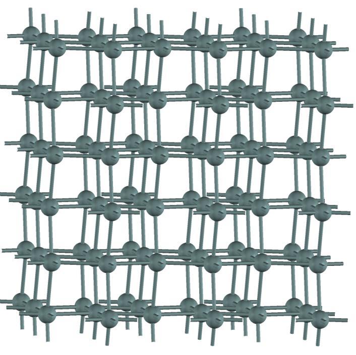 The solid state crystalline: short- and long-range order the anisotrophy