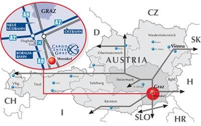 Austria but set up as separate company Strong link into