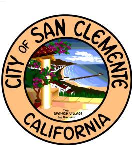 CITY OF SAN CLEMENTE PLANNING DIVISION 910 Calle Negocio, Suite 100, San Clemente, CA 92673 Phone: (949) 361-6183 Fax: (949) 366-4750 Email: planning@san-clemente.