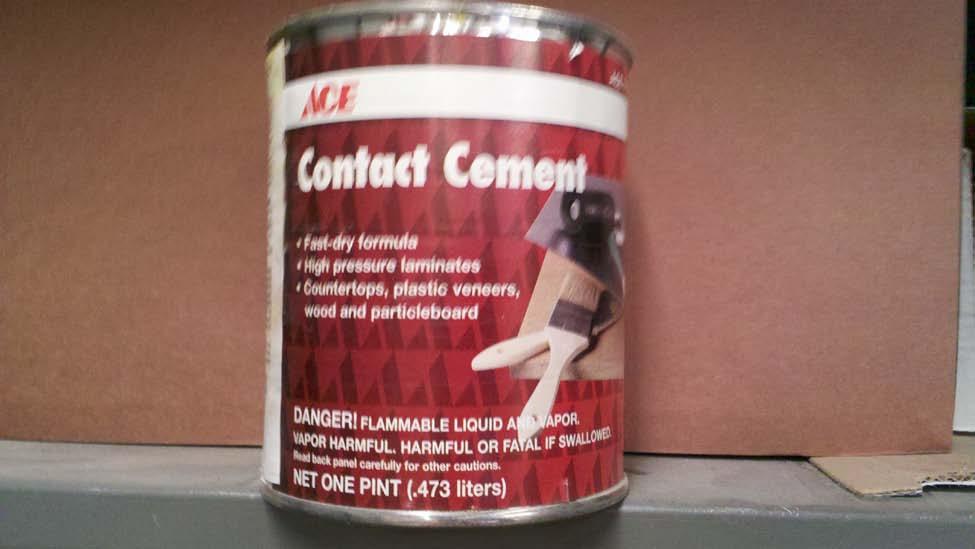 Chemical Name: Contact Cement Manufacturer: Ace Container