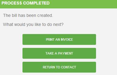 Agency fees can be added in the next step of the workflow.