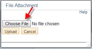 *To attach your file Click on Choose File select your file
