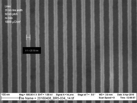 Cross, 500 µm, linewidth 10 µm Cross, 200 µm, linewidth 5 µm Cross, 100 µm, linewidth 2 µm EBL
