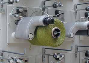 Part number: igubal rod end bearing KBRM-10 F Textil machine Concentricity errors and jolts are compensated by means of spherical clevises in the support of the thread guide unit.