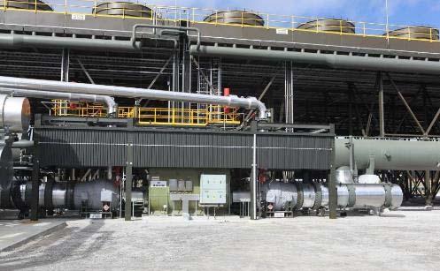 Fully contracted Products Technology leadership Supplies power plants of geothermal,