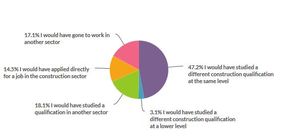 earlier in their careers were more likely to say that their qualification was essential for their job and/or critical in enabling them to enter the sector.