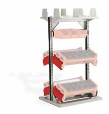 Proposals Workstation with Multi-Purpose Frame NCW0096 NCW0096 Stationary Multi-Purpose Stand Top section : 1 double WM unit frame WM11-5648 1 tiltable shelf WM20-2812 3 partial dividers SH52-1206 1