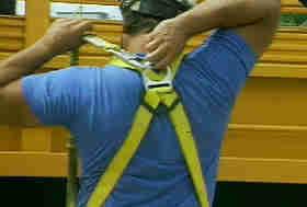 Training program Trained in the use of: guardrail systems; personal fall arrest systems;
