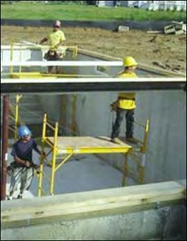 Foundation walls and formwork A