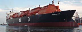 Floating LNG Terminals 22 Northeast Gateway Teesside Dubai LNG Ship Golar Spirit converted into LNG Regas Terminal (Source :