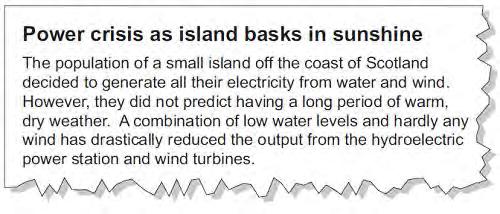 How is the National Grid designed to reduce energy losses during transmission? (c) Read this extract from a newspaper.