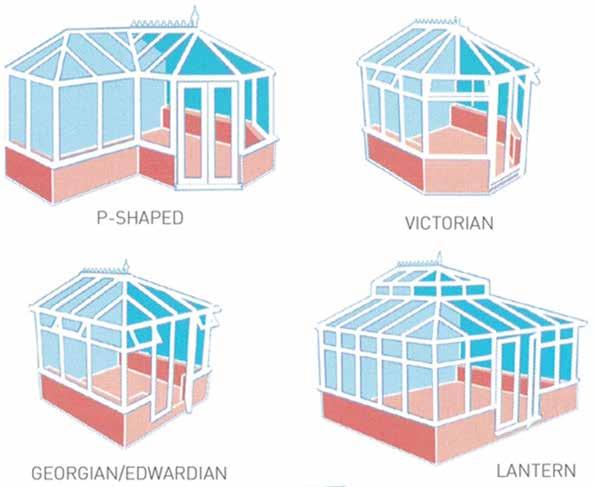 Conservatories are available in a number of styles to ensure they are a seamless addition to your property.