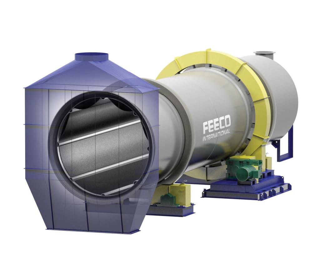 GRANULATION & COATING DRUMS FEECO granulation drums are an ideal fit for high capacity processing settings, or when a chemical reaction must be combined with agglomeration, such as in the production