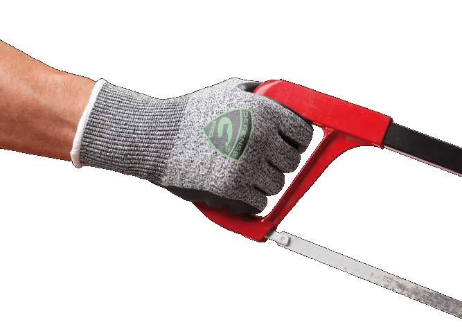 PAD DEFENSE 9209 Extreme Protection From Cutting 5 3 5 4 2 EXTREME PROTECTION FROM CUTTING 5 The Pad Defense glove offers an exceptionally high cut protection for those tasks that require that