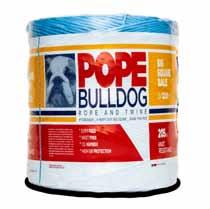 Pope Bulldog baler twines represent years of development and applied know-how. All Pope Bulldog twines are formulated with high quality UV stabilisers to meet Australia s harsh conditions.