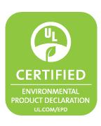 This declaration is an environmental product declaration (EPD) in accordance with ISO 14025.