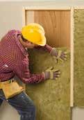 The structure of the fibres in ROCKWOOL FLEXI makes it ideal for use as a sound absorber.