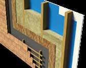 Two or more layers or gypsum based board (total nominal mass per unit area 2 x 11kg/m 2 ) both sides INFILL: Minimum 50mm ROCKWOOL FLEXI Timber Frame