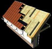 Roofs Insulation at Rafter Level RAFTERS: 47mm timber rafters at 0mm centres FACINGS: Breather membrane and tiles outer.