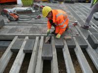 Block & beam  foundations required Disadvantages: Requires a crane to lift and a
