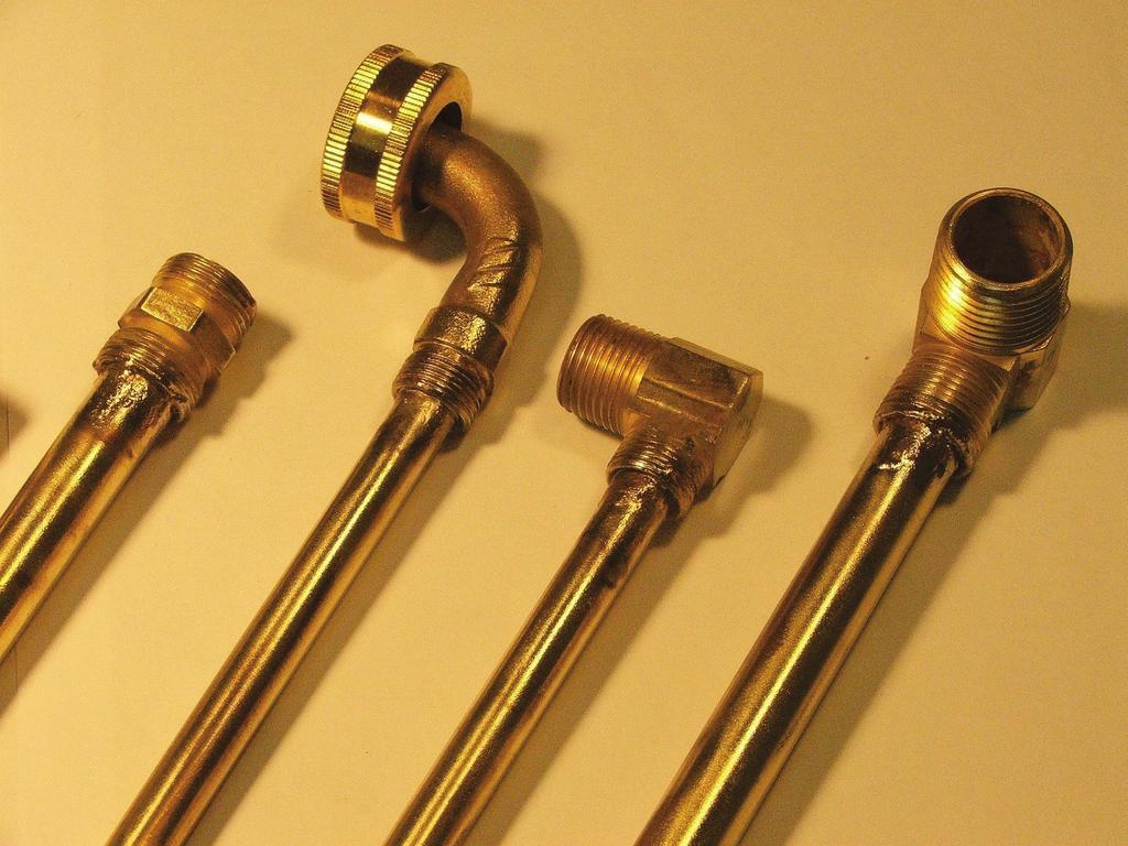 Fig. 8 Brass tube brazed joints made with silver-free P14 filler metal Conclusions 1. Silver-free brazing filler metals are capable of meeting strength requirements in copper and brass brazed joints.