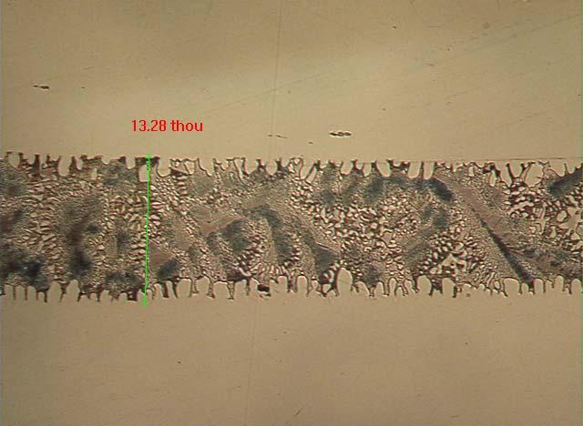 Braze joint Figure 55 Optical micrograph of a Ni-Zr brazed joint in