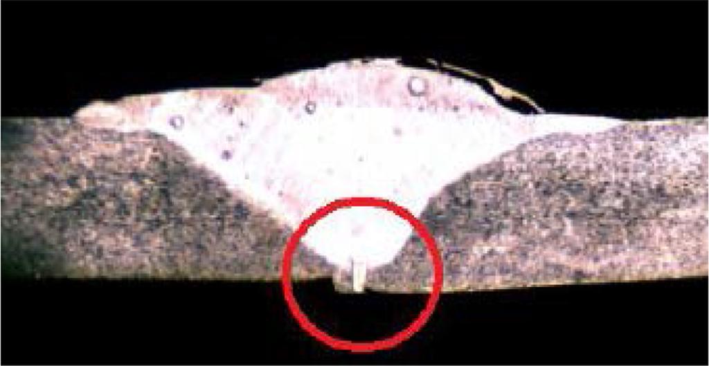 Figure 15 shows that there were oxide inclusions in the fusion zone of specimen number 6.