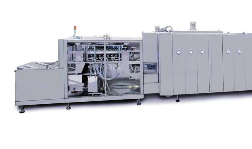 Delivering Solutions End-to-end Line Solutions for Filling Sterile Pharmaceutical Powders The Romaco Macofar portfolio is comprised of complete aseptic lines with synchronised machines for washing,