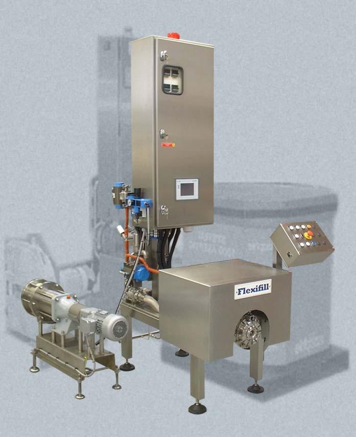 Bf1 ASEPTIC TRANSFER Flexifill has now perfected the design of this complex engineering and is able to offer it as an add-on to existing filling equipment or as a specific project.