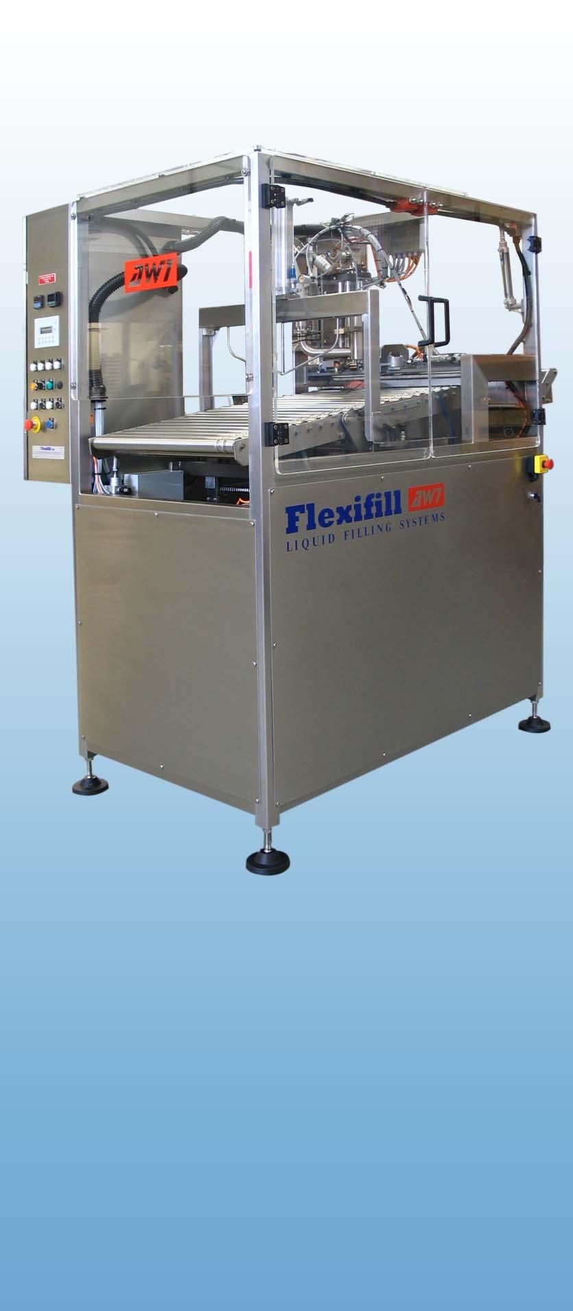 Aw1 FULLY AUTOMATIC WEB FED FILLER The Flexifill AW1 is a compact fully auto Web Fed Bag-in-Box filler
