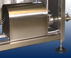 The machine is manufactured from stainless steel to a very high standard with CE conformity.