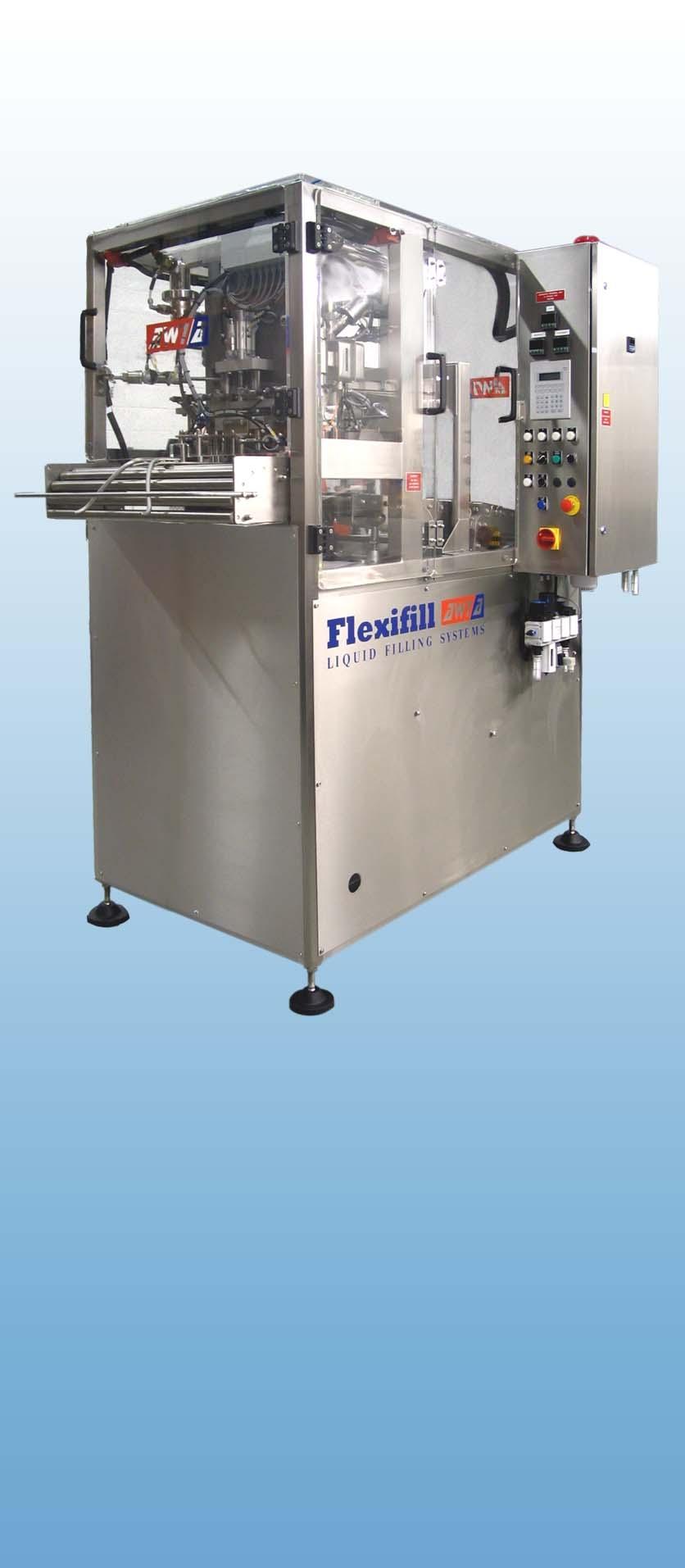 A FULLY AUTO ASEPTIC WEB FED FILLER The Flexifill AW1-A is a compact fully automatic aseptic web fed Bag-in-Box filler capable of