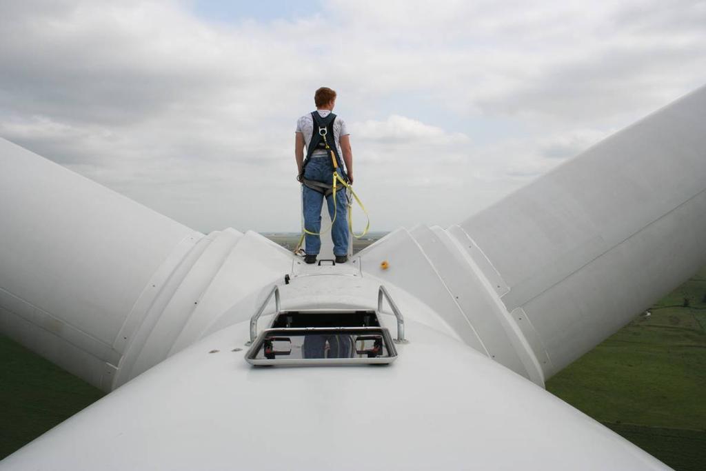Happy Jack/Silver Sage Wind Farms Wind turbine dimensions Tower: 260 ft 3 Blades Horizontal Axis Blade: