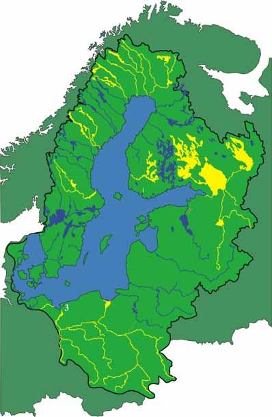 The Baltic Sea Surface area: 415,266 km² Catchment area: 1,720,270 km² Population: Within 10 km: 85 million 15 million Fresh water: 15,190 m³ s -1 Six largest: 6,565 m³ s -1 Kemijoki Neva Daugava