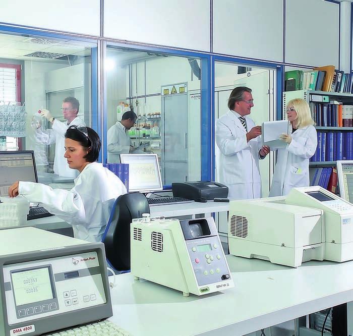 Quality Assurance Our modern inspection and analytical equipment, such as gas chromatographs, UV/Vis spectrophotometers etc.