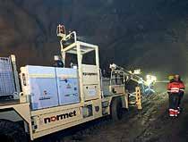 To complete our sprayed concrete equipment portfolio, we offer a Normet stand alone pump incorporating the Nordoser XEP electrically controlled accelerator dosing system.
