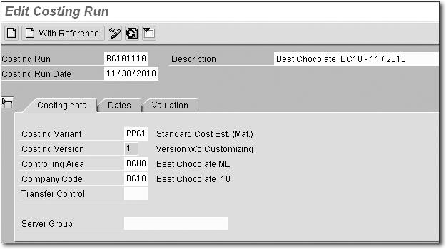 3 Product Cost Planning Standard Costing 3.