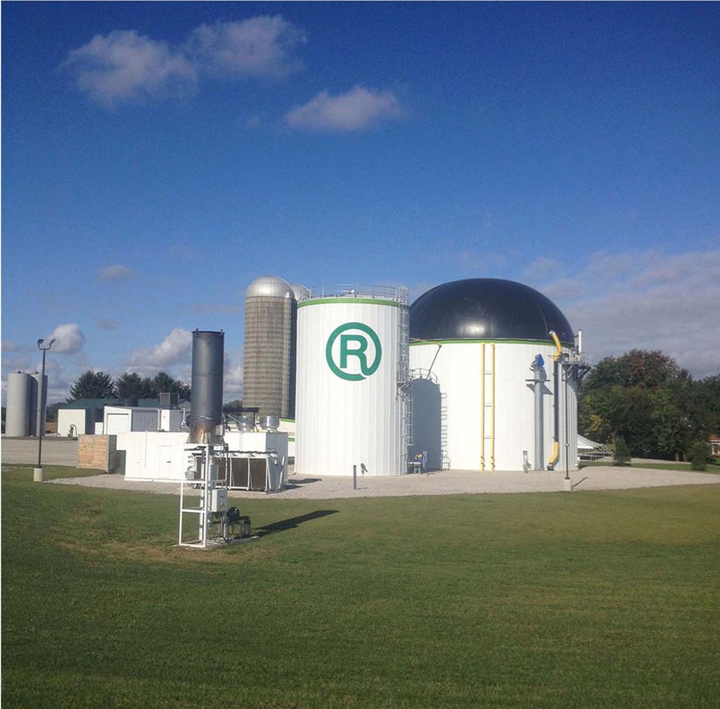 THE RINGLER ANAEROBIC DIGESTION PROJECT Location: Ashley, Ohio Project Completion: April 2013 Digester