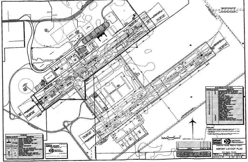 22 1992 RSW ALP and Draft EA 1990 planning for midfield terminal starts Submitted EA/Master Plan for all new facilities Document was too immense for agency