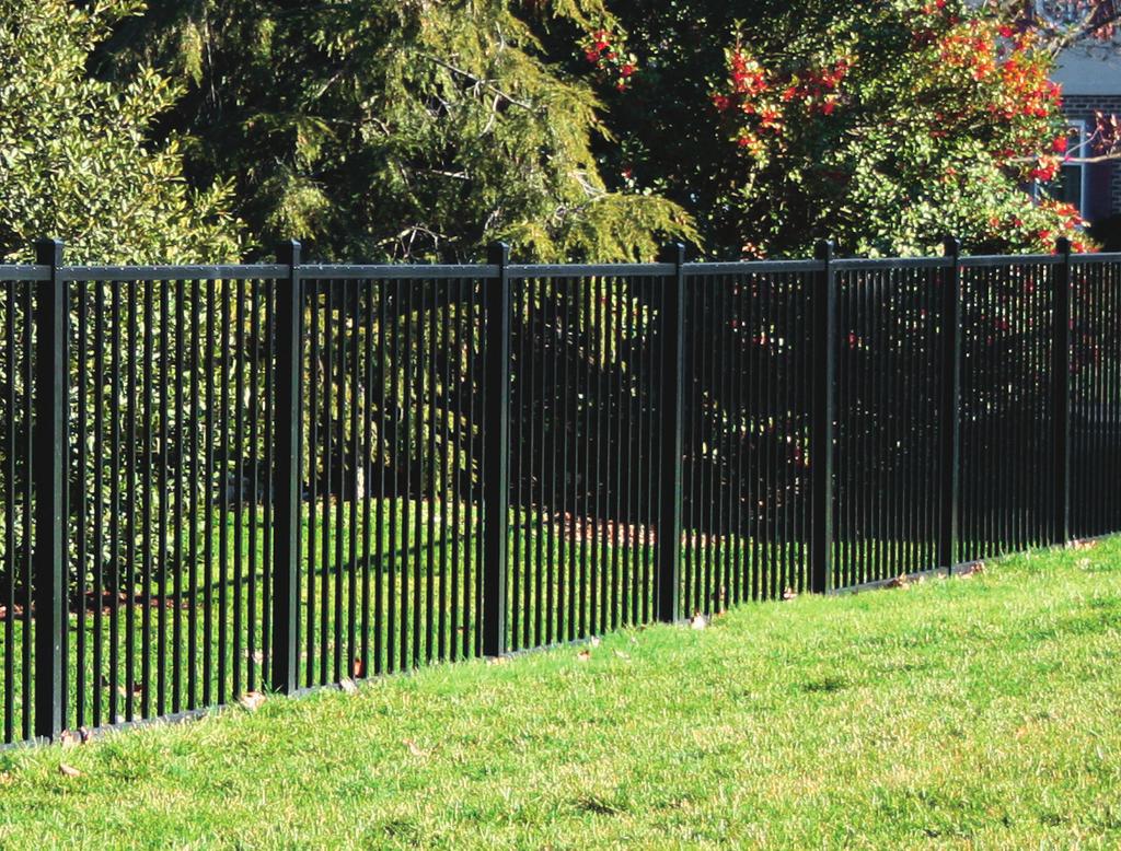 QUICKSHIP SPECIFICATIONS Residential - SR Residential - Wide SW Specrail Residential (SR) aluminum fencing offers a combination of durability, strength and clean appearance, and will keep their