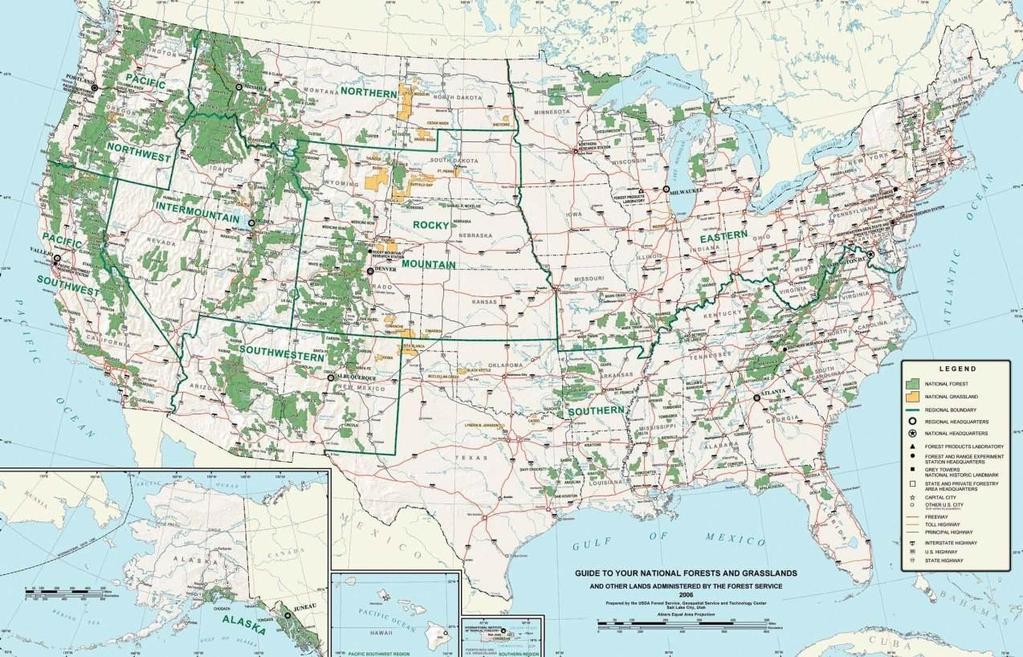 about 747 million acres, about one-third of nation s land.