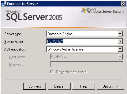 Creating a new SQL database Before setting up a new company database, you must create a