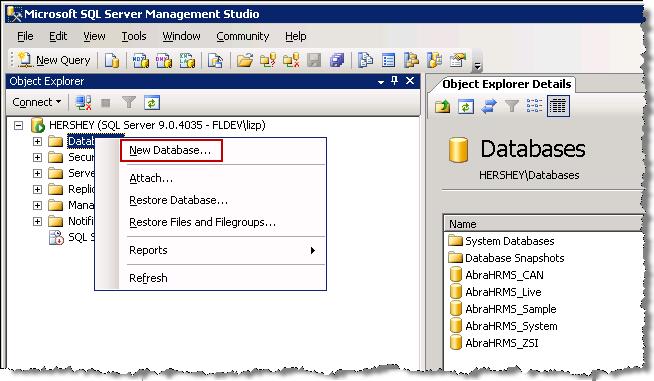 Select Start > All Programs > Microsoft SQL Server 2005 > SQL Server Management Studio.